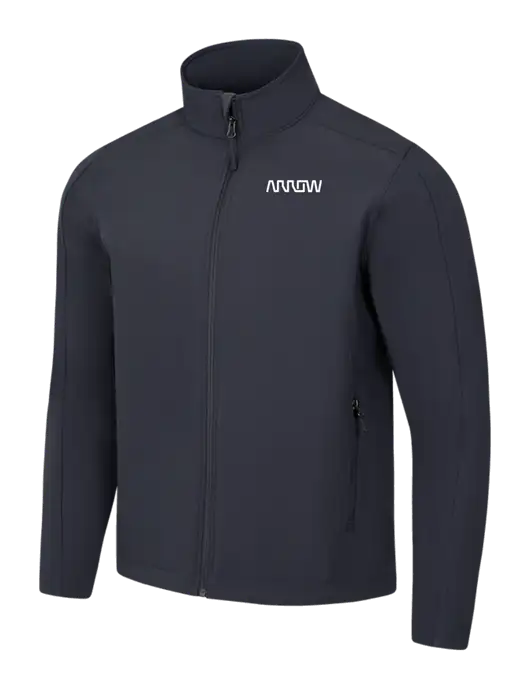 Charcoal Grey Core Soft Shell Jacket w/Arrow Electronics Logo