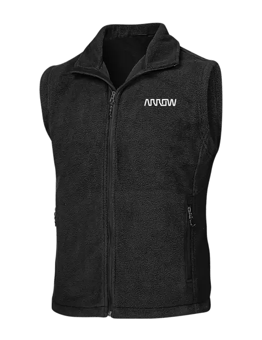 Black Fleece Vest w/Arrow Electronics Logo