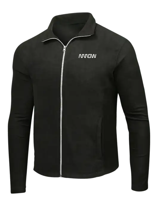 Black Microfleece Jacket w/Arrow Electronics Logo