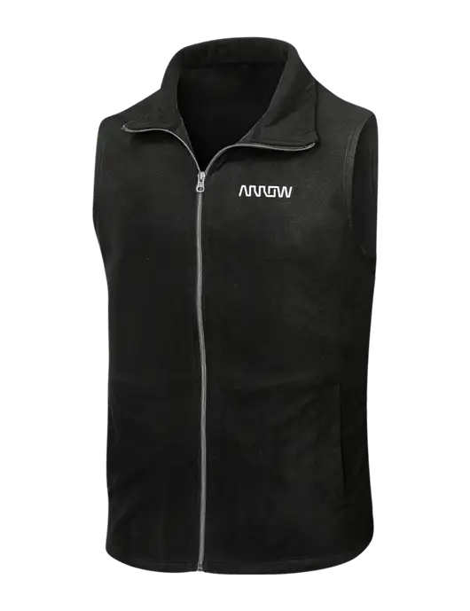 Black Microfleece Vest w/Arrow Electronics Logo