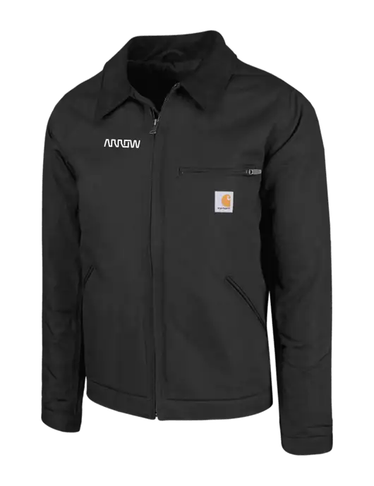 Carhartt Black Duck Detroit Jacket w/Arrow Electronics Logo