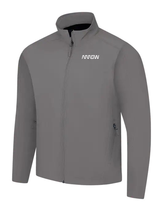 Medium Grey Core Soft Shell Jacket w/Arrow Electronics Logo