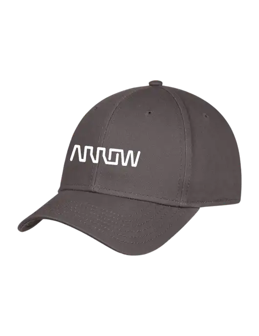 Charcoal Structured Cap Hook & Loop w/Arrow Electronics Logo