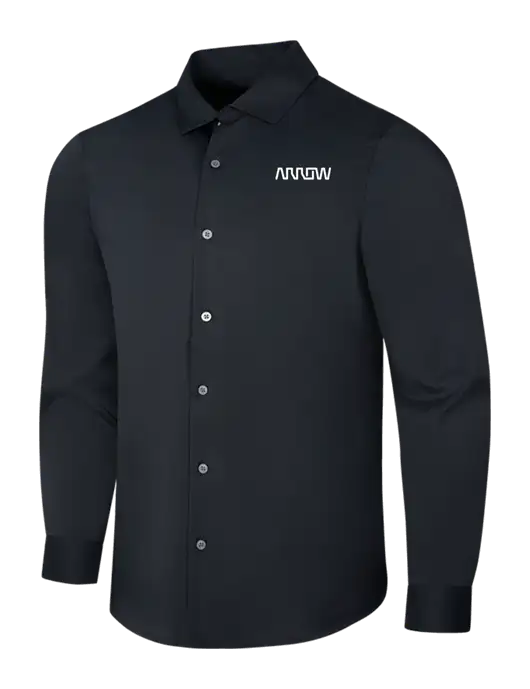 Black City Stretch Shirt w/Arrow Electronics Logo