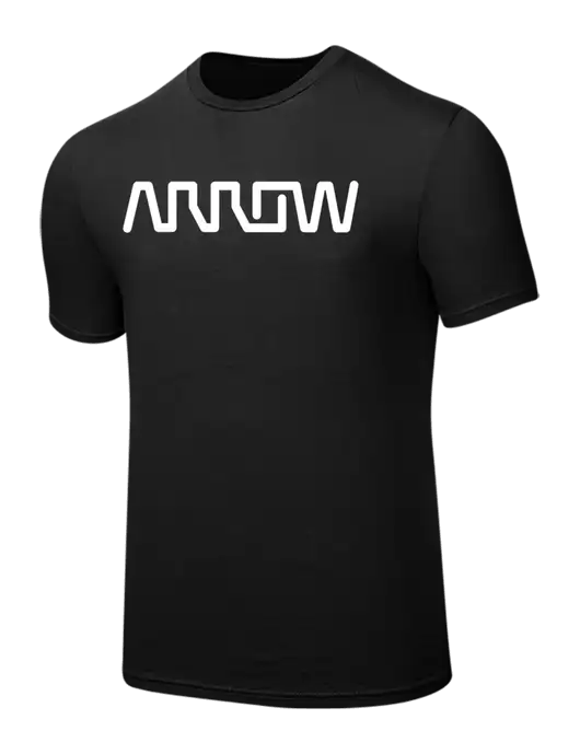 Seriously Soft Black T-Shirt w/Arrow Electronics Logo