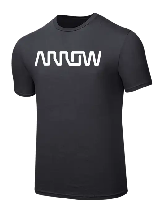 Seriously Soft Charcoal T-Shirt w/Arrow Electronics Logo