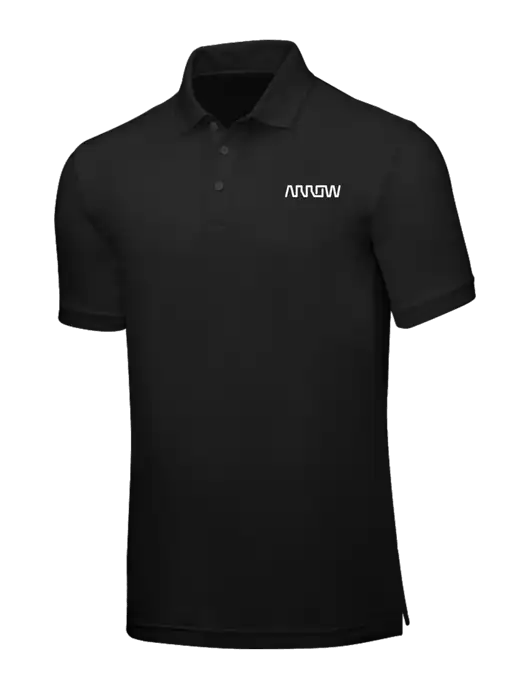 Black Core Classic Pique w/Arrow Electronics Logo