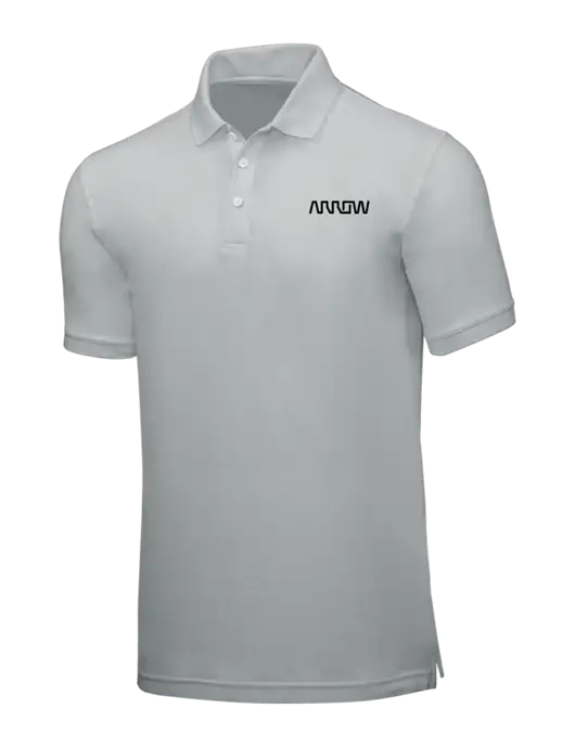 Light Grey Core Classic Pique w/Arrow Electronics Logo