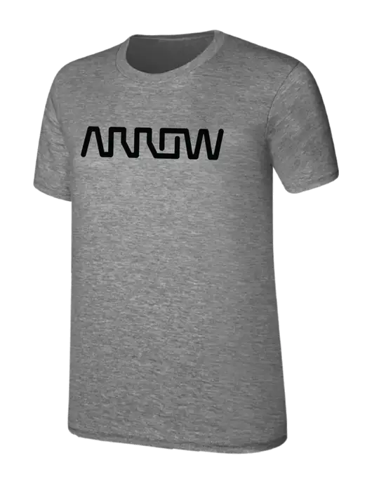 Womens Ring Spun Light Grey Heather 4.5 oz T-Shirt w/Arrow Electronics Logo