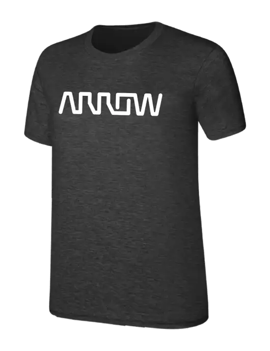 Womens Ring Spun Dark Heather Grey 4.5 oz T-Shirt w/Arrow Electronics Logo