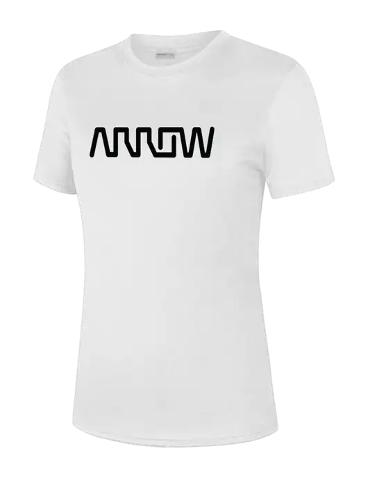  Womens White PosiCharge Competitor Tee w/Arrow Electronics Logo