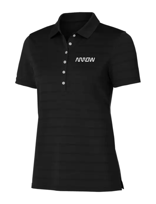 Callaway Womens Black Ventilated Polo w/Arrow Electronics Logo