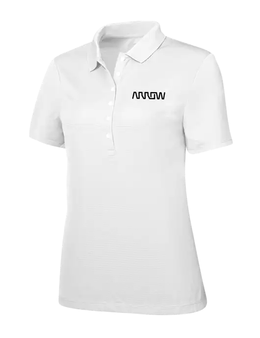 Callaway Womens Ottoman Bright White Polo w/Arrow Electronics Logo