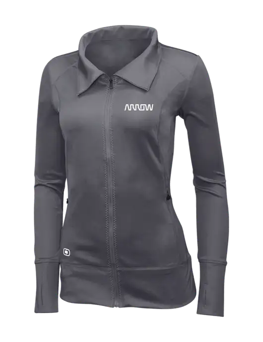 OGIO Dark Grey Womens Endurance Fulcrum Full-Zip w/Arrow Electronics Logo