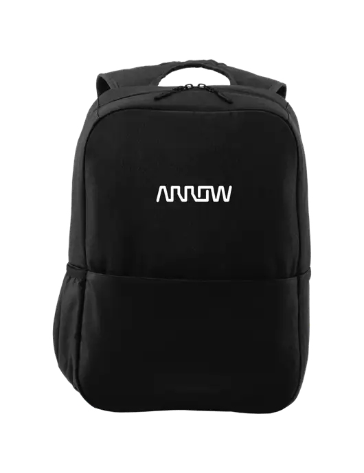 Access Square Laptop Black Backpack w/Arrow Electronics Logo