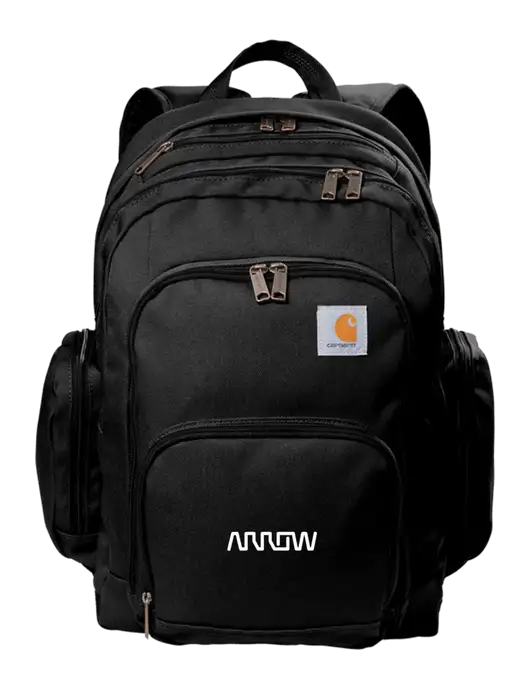 Carhartt Black Foundry Series Pro Backpack w/Arrow Electronics Logo