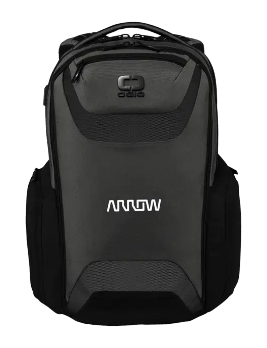 OGIO Tarmac Charcoal Connected Pack w/Arrow Electronics Logo