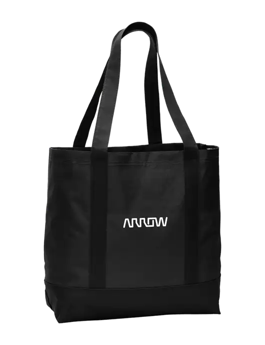 Carryall Black/Black Day Tote w/Arrow Electronics Logo
