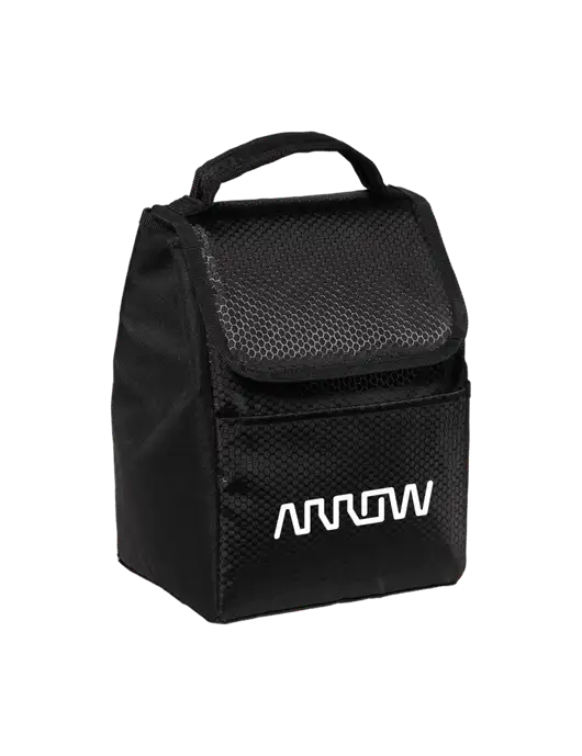Lunch Bag Black Cooler w/Arrow Electronics Logo