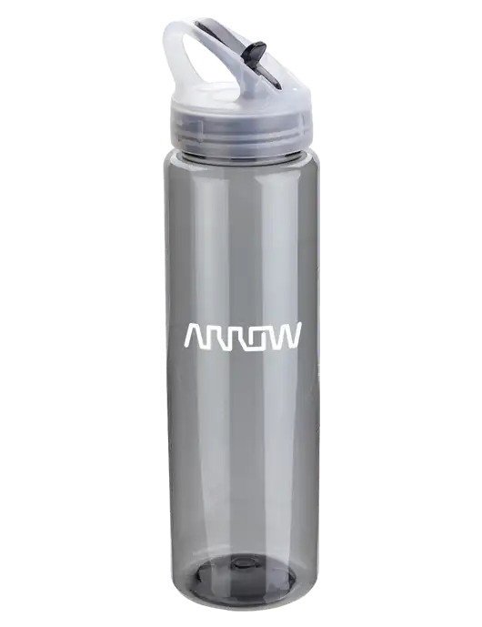 Buddy Smoke 32 oz PET Bottle with Flip Lid w/Arrow Electronics Logo