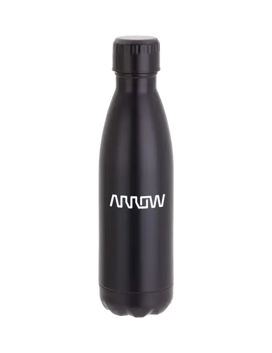 City Go Matte Black 17 oz Insulated Bottle w/Arrow Electronics Logo