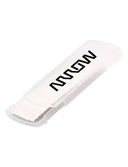 Slide Right Clear Bandage Dispenser w/Arrow Electronics Logo
