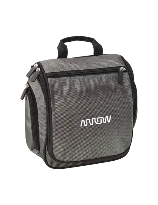 Hanging Deep Smoke Toiletry Kit  w/Arrow Electronics Logo