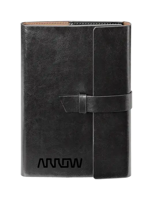 Fabrizio Black 6.875 x 9.56 Portfolio w/Arrow Electronics Logo