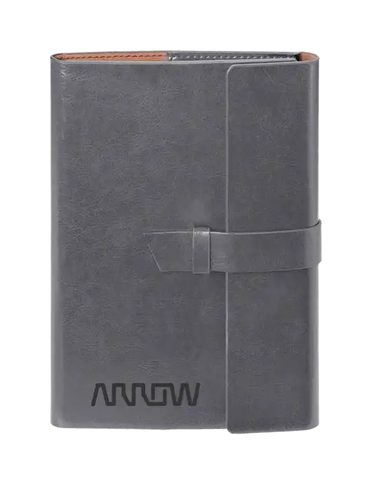 Fabrizio Grey 6.875 x 9.56 Portfolio w/Arrow Electronics Logo