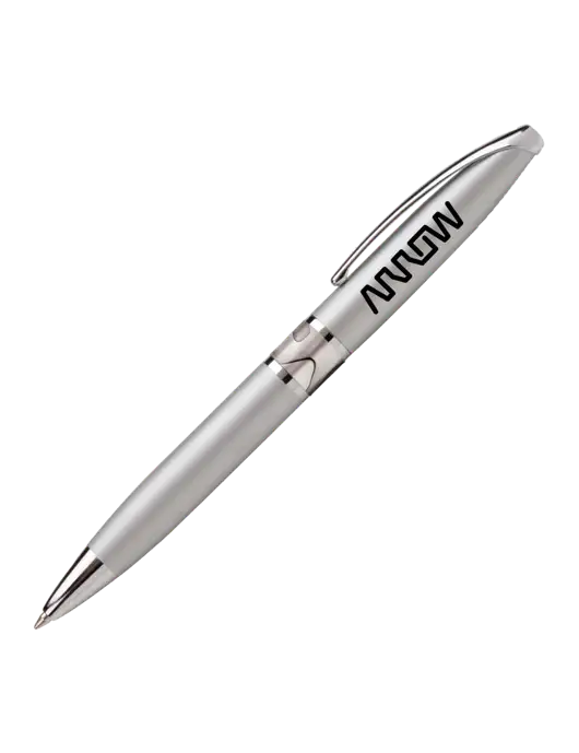 Illusion Silver Pen - Black Ink w/Arrow Electronics Logo