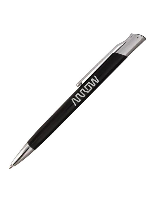San Malo Black Pen - Black Ink w/Arrow Electronics Logo