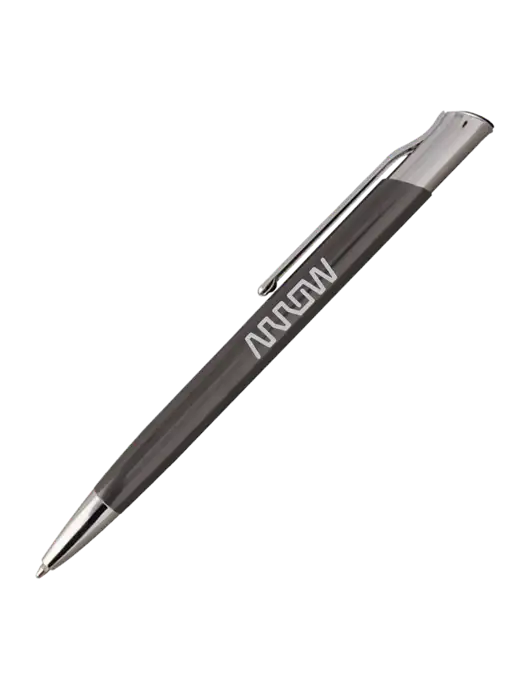 San Malo Gunmetal Pen - Black Ink w/Arrow Electronics Logo