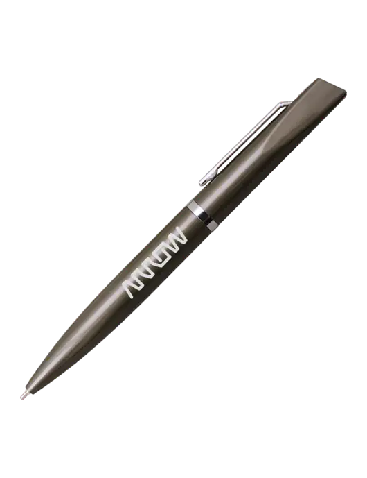 Santos Gunmetal Pen - Black Ink w/Arrow Electronics Logo