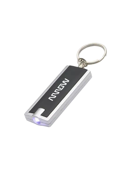Simple Touch Black LED Keychain w/Arrow Electronics Logo