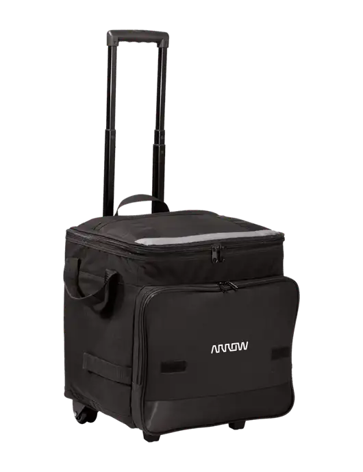 Black Rolling Cooler w/Arrow Electronics Logo