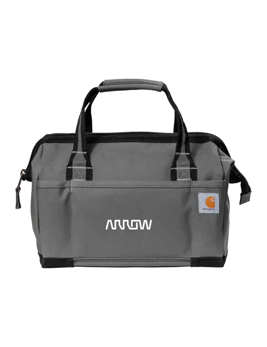 Carhartt Foundry Series 14” Grey Tool Bag w/Arrow Electronics Logo