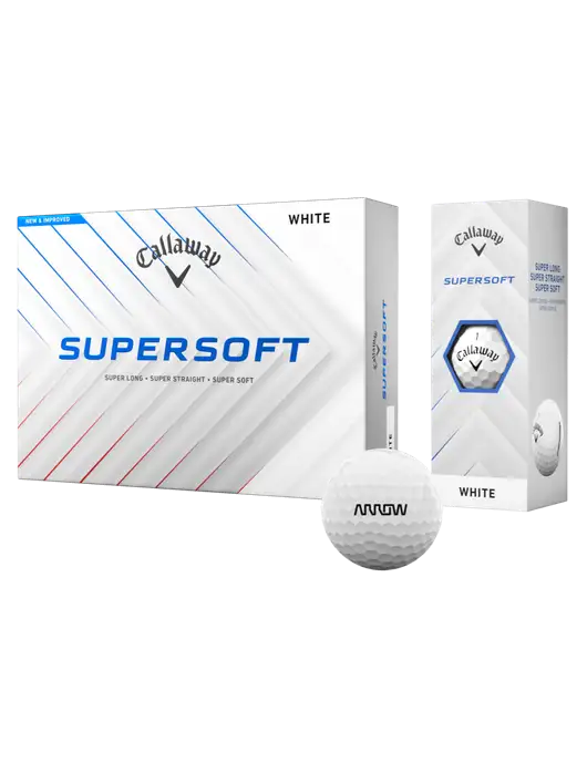 Callaway Supersoft Golf Balls 12/pk w/Arrow Electronics Logo