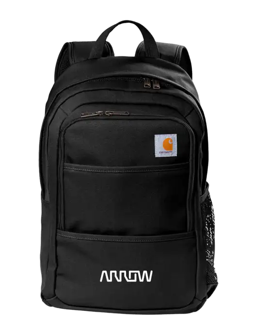 Carhartt Black Foundry Series Backpack w/Arrow Electronics Logo