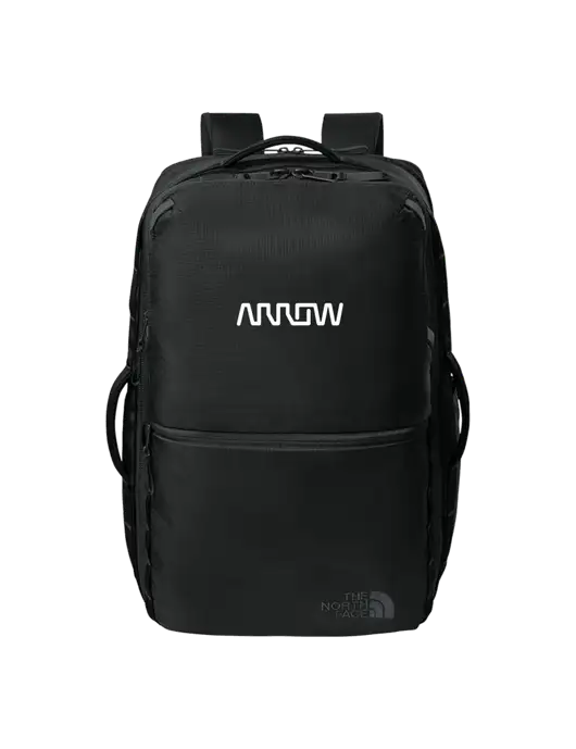 The North Face 35L Black Travel Backpack w/Arrow Electronics Logo