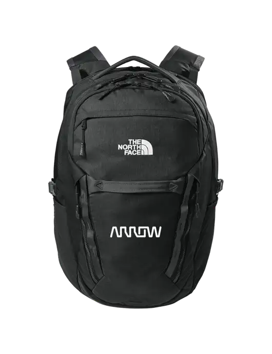 The North Face 31L Royal Arch Black Backpack w/Arrow Electronics Logo