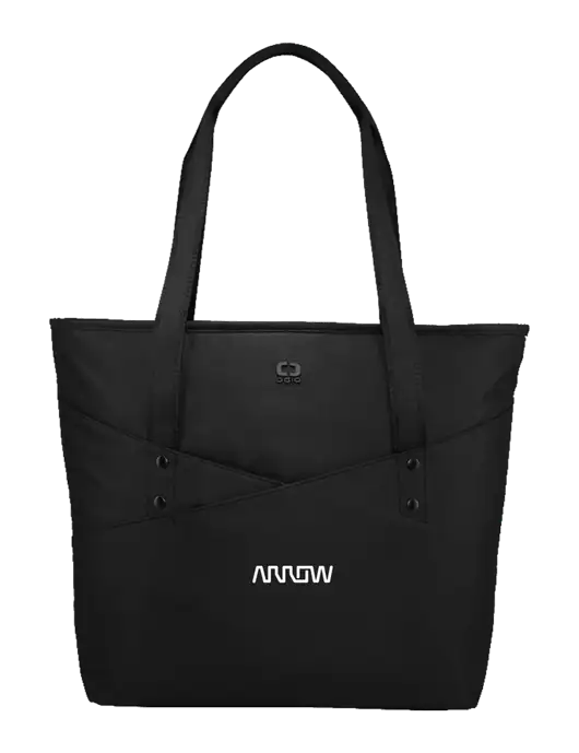 OGIO Black Downtown Tote 
 w/Arrow Electronics Logo