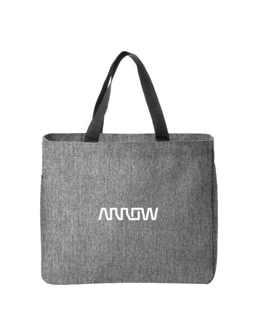 Essential Medium Grey Heather Tote w/Arrow Electronics Logo