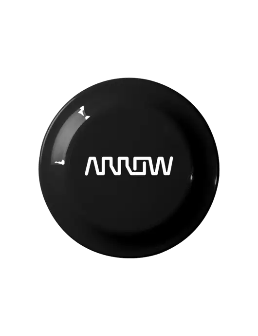 Fun Black Flying Disc w/Arrow Electronics Logo