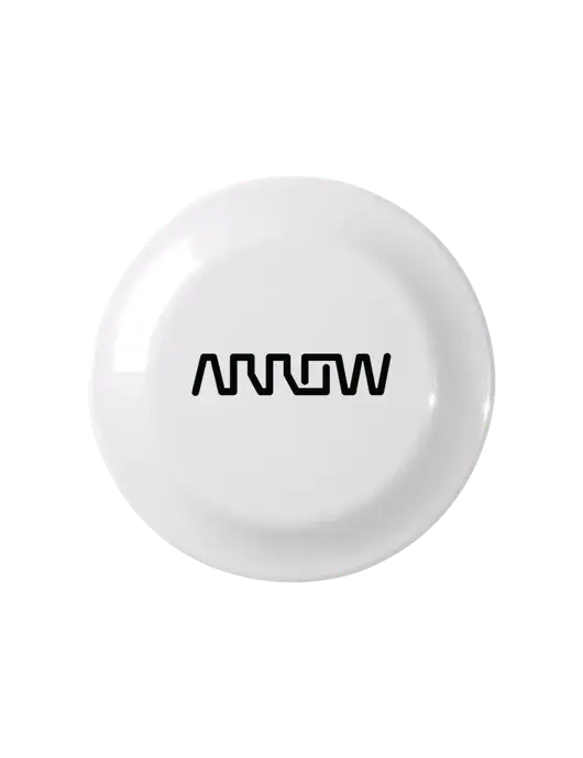 Fun White Flying Disc w/Arrow Electronics Logo