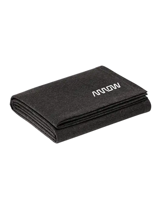 Recycled Charcoal Heather Blanket w/Arrow Electronics Logo
