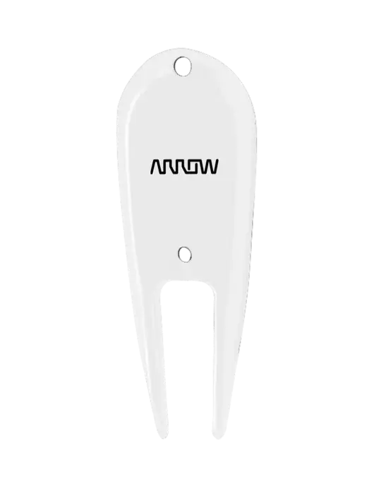 White Divot Tool w/Arrow Electronics Logo