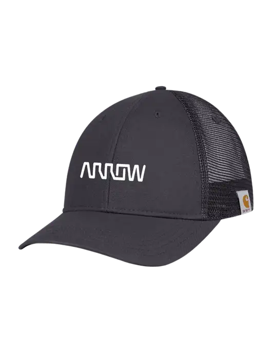 Carhartt Dark Grey Canvas Trucker Cap w/Arrow Electronics Logo