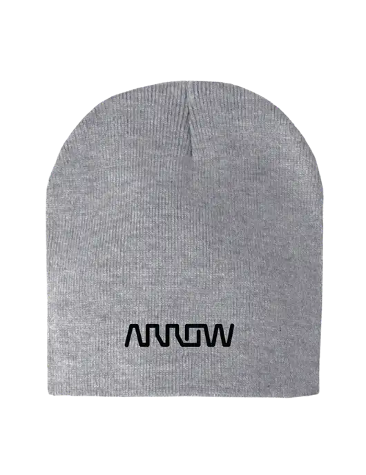 Light Grey Heather Element Knit Beanie w/Arrow Electronics Logo