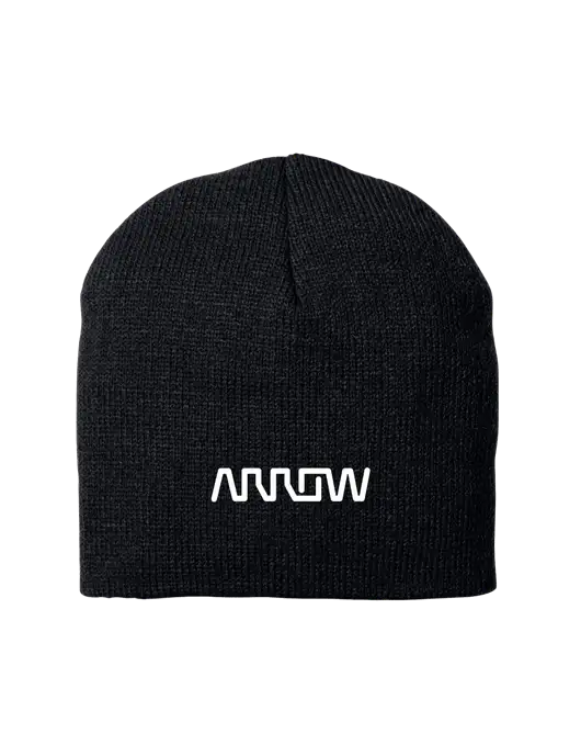Black Beanie Cap w/Arrow Electronics Logo