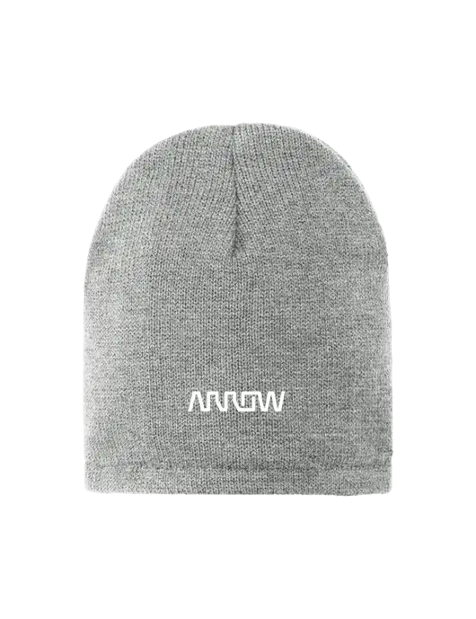 Dark Medium Grey Fleece-Lined Beanie Cap w/Arrow Electronics Logo
